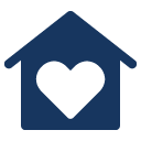 house with a heart icon