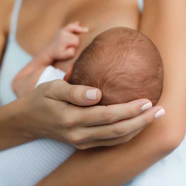 baby breastfeeding