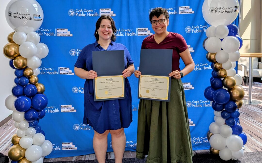 IPHI Honored with Partnership Award from Cook County Department of Public Health